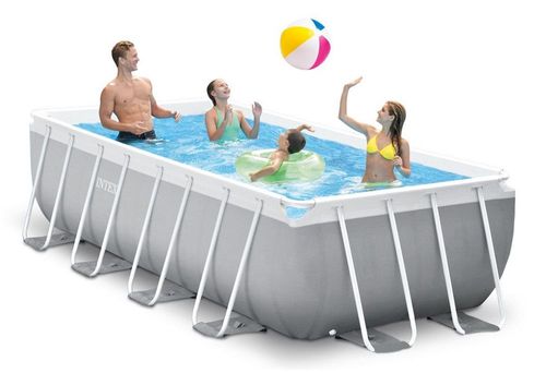 בריכה מלבנית Prism Frame Ultra ערכת יצרן | 400×200×100 ס״מ | INTEX | מק״ט 26788 - מבט נוסף על הבריכה