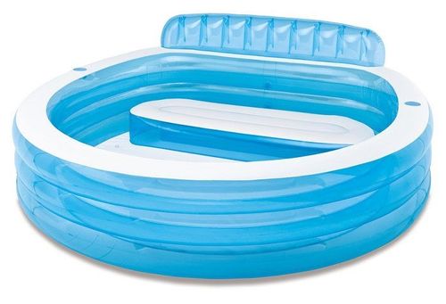 בריכה משפחתית עגולה מתנפחת 79X218X229 סמ 57190 מבית INTEX - מבט צד על מבנה הבריכה