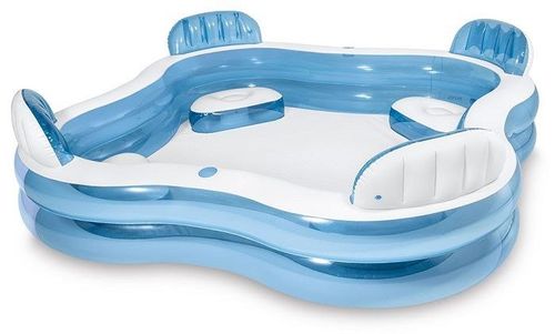 בריכה מתנפחת 229X229X66 סמ 56475 מבית INTEX - המחשת מידות הבריכה