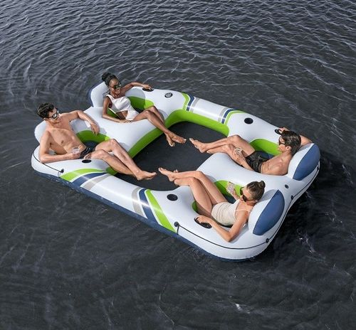 אי מתנפח צף כולל 4 מושבים לים ולבריכה סדרת HydroForce דגם 43957 מבית Bestway - מבט נוסף על הסירה