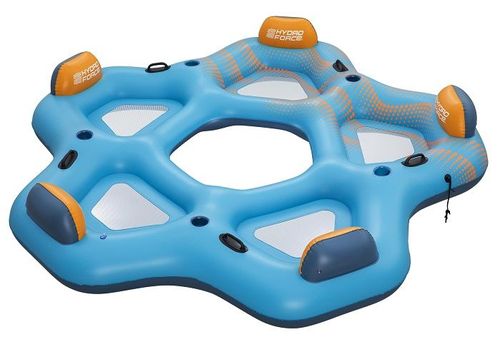 אי מתנפח צף כולל 5 מושבים סדרת Hydroforce דגם 43842 מבית Bestway - המחשת מידות הסירה