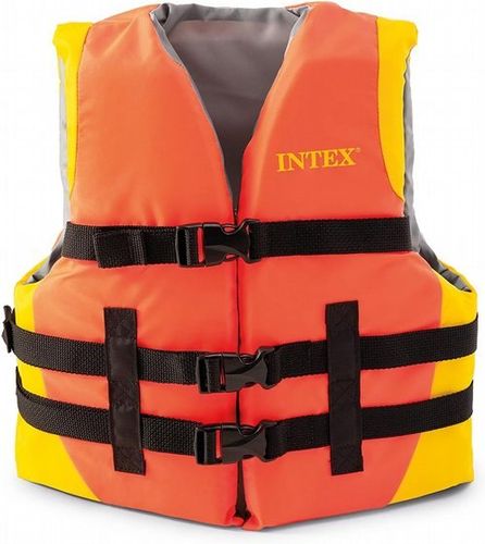 אפוד הצלה לילדים INTEX תקן 50N למשקל 15–45 ק״ג | מק״ט 69680 - תמונת אווירה ושימוש במוצר