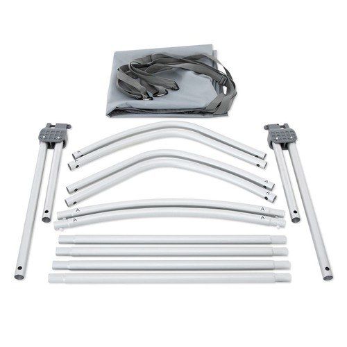 גגון שמש לסירה Bimini Top Sun Shade 160×142 ס״מ | INTEX | מק״ט 68600 - מבט צד על מבנה הסירה