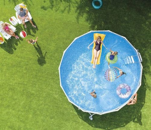 בריכת אולטרה עמודים עגולה ערכת יצרן | 457X122 ס