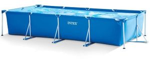 בריכת עמודים מלבנית כחולה 450X220X84 סמ 28273 מבית INTEX