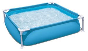 בריכת עמודים מסגרת ריבועית 122X122X30.5סמ 56217 מבית BESTWAY