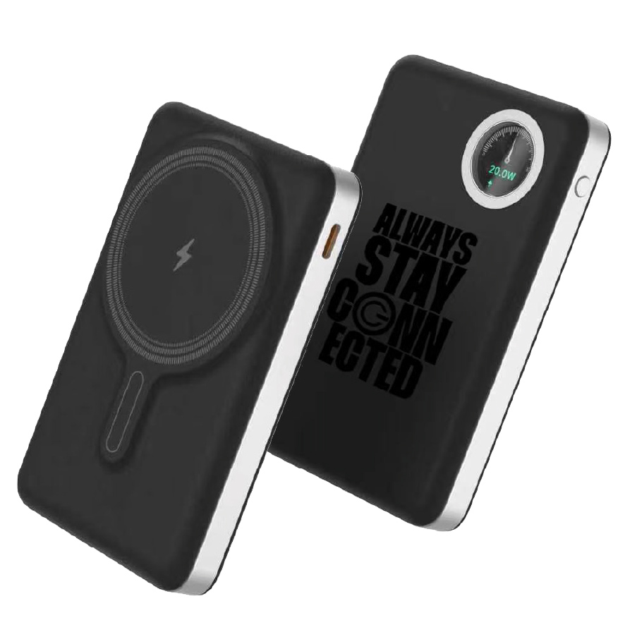 סוללת גיבוי צבע שחור ENERGY MLPD10K 10000mAh Magsafe
