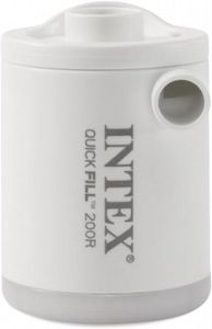 משאבת ניפוח מיני נטענת INTEX QuickFill עם USB ותאורת LED | מק״ט 66647