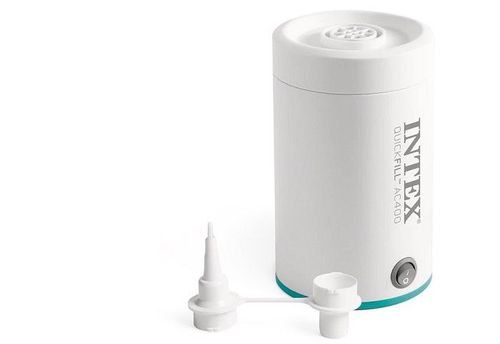 משאבת ניפוח אוויר חשמלית AC לבנה לבית 66646 מבית INTEX - משאבת הניפוח בסביבת שימוש