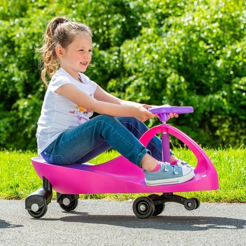 בימבה כוכב ורוד וסגול גלגלי סיליקון STARBIMBA7 - תקריב הגלגלים ורכיבי הבטיחות