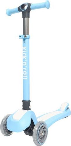 קורקינט ילדים S7 מתקפל LED בצבע כחול מק״ט 55032 - תמונה ראשית של הקורקינט