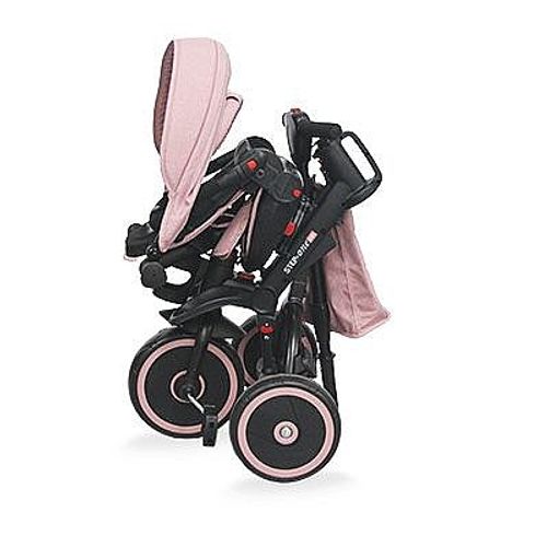 תלת אופן STEP 1 GO בצבע ורוד מק״ט 18103 - מושב מסתובב 360 מעלות