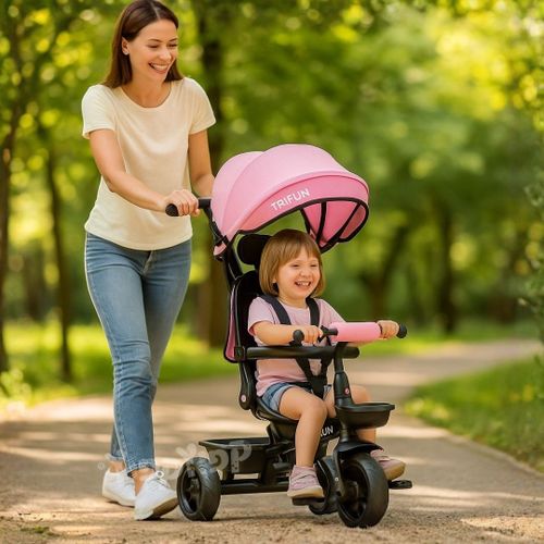 תלת אופן TRIFUN בצבע ורוד מק״ט TRIFUNP - תמונה ראשית של תלת האופן