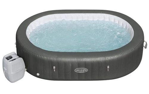 ג׳קוזי מתנפח BESTWAY מאוריציוס AirJet דגם 60067 - מבט צד והמחשת המידות