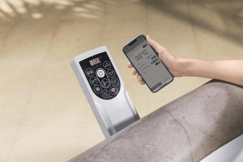 ג׳קוזי מתנפח BESTWAY רומא AirJet עם משאבה מוסתרת ו-WiFi דגם 6001K - חלל פנימי ומקומות הישיבה