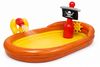 בריכת פיראטים מתנפחת לילדים עם תותח מים ואביזרי משחק – 187 × 136 × 114 ס״מ