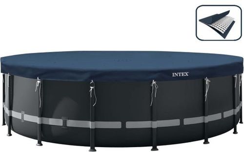 כיסוי דלוקס לבריכה עגולה 550×344 ס״מ INTEX דגם 28085 - חבלי הקשירה ההיקפיים