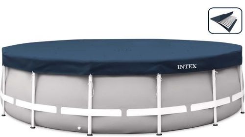 כיסוי דלוקס לבריכה עגולה 550×309 ס״מ INTEX דגם 28083 - תמונה ראשית של כיסוי הדלוקס