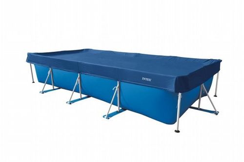 כיסוי דלוקס לבריכה 4.5×2.20 מ׳ INTEX דגם 28080 - מבנה תלת שכבות מחוזק
