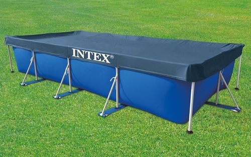 כיסוי עליון לבריכה מלבנית מסגרת 450×220 ס״מ INTEX דגם 28039 - התאמה לבריכה