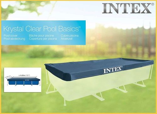 כיסוי עליון לבריכה מלבנית מסגרת 450×220 ס״מ INTEX דגם 28039 - חומר הכיסוי ואיכות הגימור
