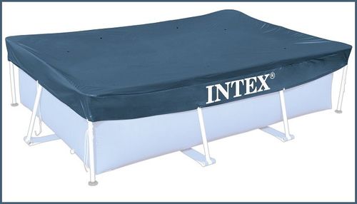 כיסוי עליון לבריכה מלבנית מסגרת 300×200 ס״מ INTEX דגם 28038 - כיסוי עליון לבריכה ביתית
