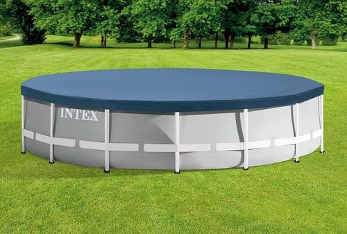 כיסוי עליון לבריכה עגולה קוטר 457 ס״מ INTEX דגם 28032 - מבט פרוס על הכיסוי