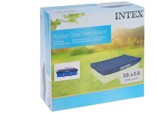כיסוי עליון לבריכה מלבנית מסגרת 300×200 ס״מ INTEX דגם 28038 - תמונה ראשית של כיסוי הבריכה