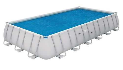 כיסוי תרמי סולארי לבריכה מלבנית 732×366 ס״מ BESTWAY דגם 58228 - יריעה תרמית קלת משקל