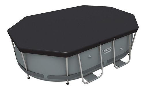 כיסוי עליון לבריכה אובלית 300×200×84 ס״מ BESTWAY דגם 58424 - חומר הכיסוי ואיכות הגימור
