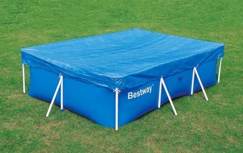 כיסוי עליון לבריכה מלבנית מסגרת 300×201×66 ס״מ BESTWAY דגם 58106 - כיסוי עליון לבריכה ביתית