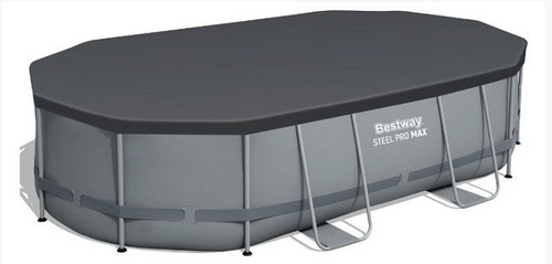 כיסוי עליון לבריכה אובלית אולטרה 488×305×107 ס״מ BESTWAY דגם 70107 - תמונה ראשית של כיסוי הבריכה
