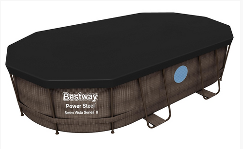 כיסוי עליון לבריכה אובלית אולטרה 488×305×107 ס״מ BESTWAY דגם 70107 - חומר הכיסוי ואיכות הגימור