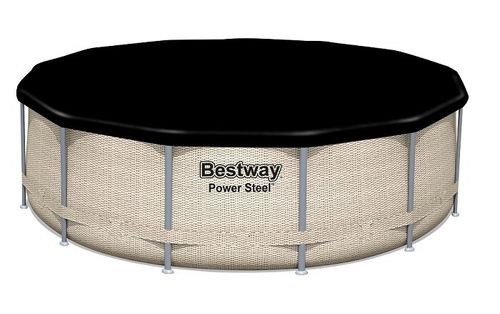 כיסוי עליון לבריכה עגולה קוטר 396 ס״מ BESTWAY דגם 58292cover - התאמה לבריכה