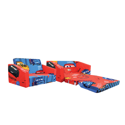 ספה נפתחת לילדים דגם מכוניות בוואקום SAPAPCARS - תמונת אווירה ושימוש בספה