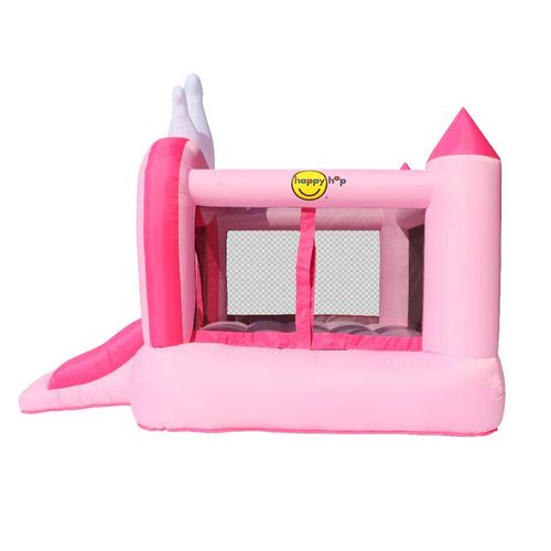טירת הנסיכה המושלמת מתנפח לילדים ורוד HappyHop מקט 9773 - תצוגה נוספת של המתקן