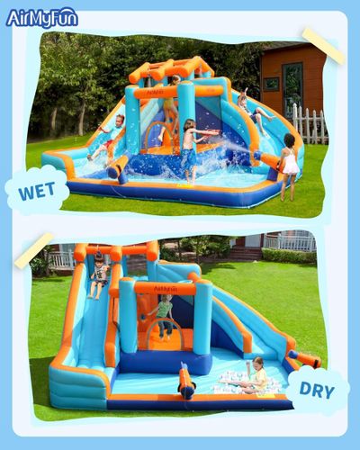 מתנפח מים עם מגלשה כפולה W83048 מבית Doctor Dolphin - מבט נוסף על המתקן