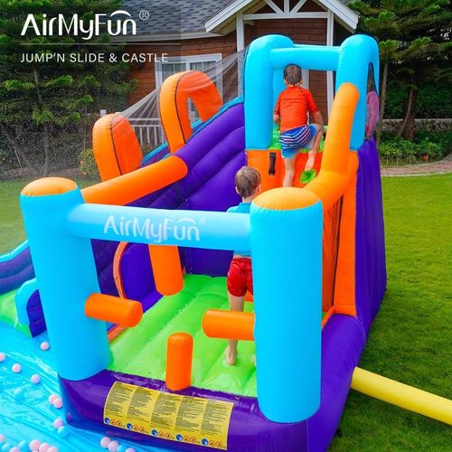 מתנפח מים עם מגלשה W83020 מבית Doctor Dolphin - תצוגה נוספת של המתקן
