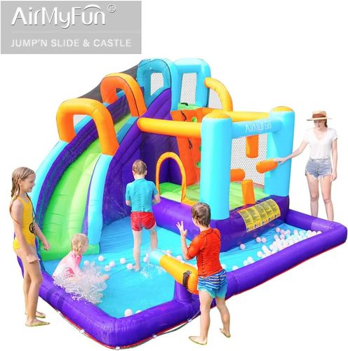 מתנפח מים עם מגלשה W83020 מבית Doctor Dolphin - מבט מקרוב על המתקן