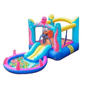 מתנפח מים עם מגלשה תמנון W63104 מבית Doctor Dolphin