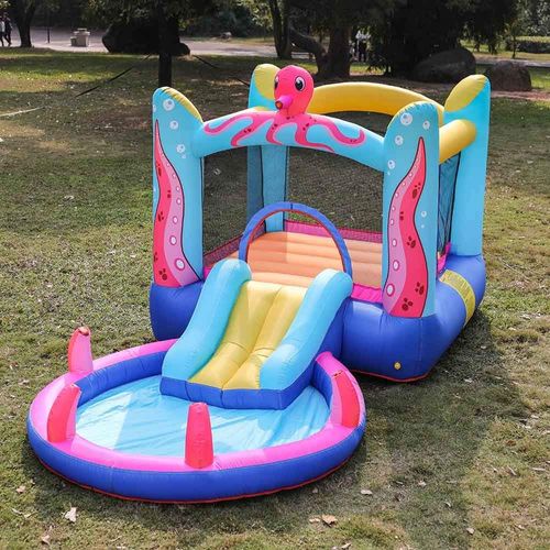 מתנפח מים עם מגלשה תמנון W63104 מבית Doctor Dolphin - מבט נוסף על המתקן