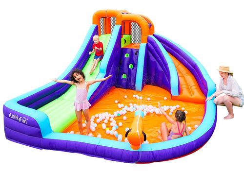 מתנפח מים עם שתי מגלשות W83006 מבית Doctor Dolphin - תמונה נוספת של המתקן