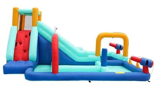 מתנפח מים עם מגלשה דו-מסלוליות W73027 מבית Doctor Dolphin - תצוגה נוספת של המתקן