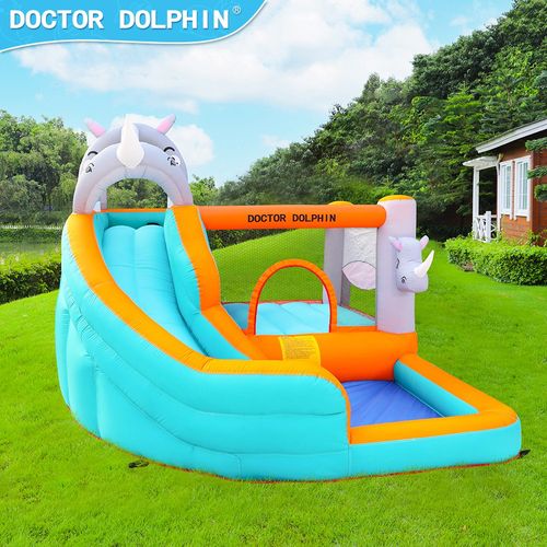 מתנפח מים הקרנפים W73009 מבית Doctor Dolphin - המחשת פעילויות במתקן