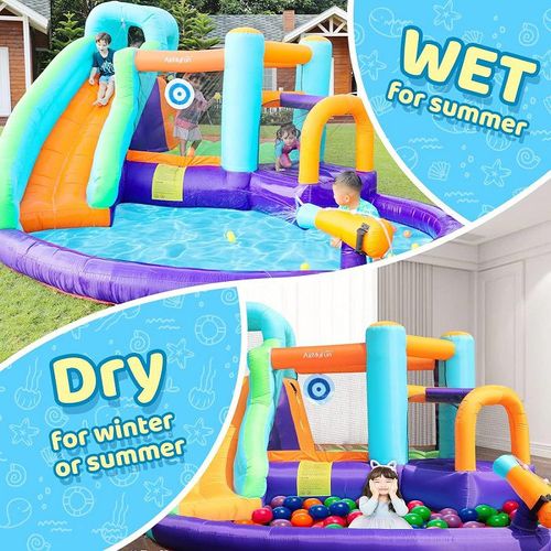 מתנפח רטוב לילדים פלוס מקפצה W83003 מבית Air My Fun - תמונה נוספת