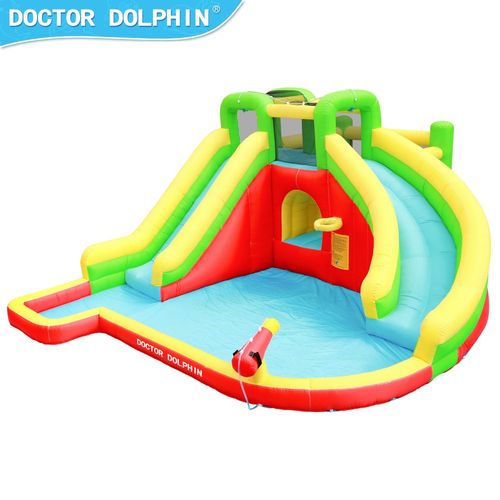 מתנפח מים פלוס שתי מגלשות W73018 מבית Doctor Dolphin - מבט נוסף על המתקן