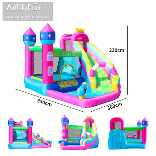 מתנפח מים גדול טירת הנסיכות הקסומה W83002 מבית Air My Fun - תמונה נוספת של המתקן