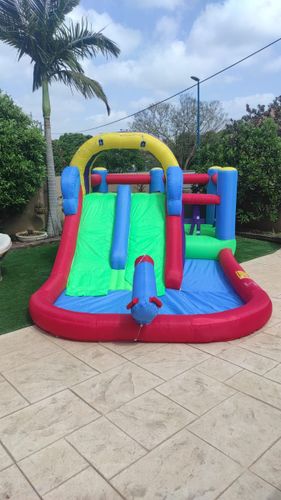 מתנפח מים גדול מסלול מגלשות המים W5530 מבית Jumpy Jump - מבט נוסף על המתקן