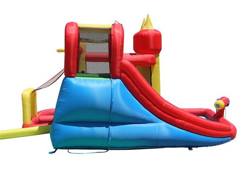 מתנפח מים פאן לנד 9016 מבית Happy Hop - המחשת פעילויות במתקן