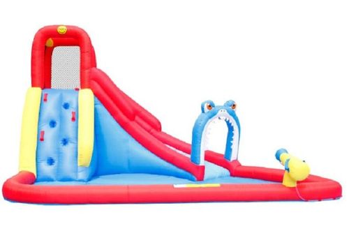 מתנפח עם מגלשה כריש דגם 9326 מבית Happyhop - מבט נוסף על המתקן